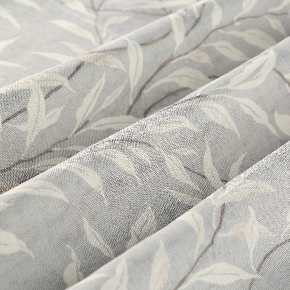 5008 18 x 18 Inch Country Rustic Grey Leaves Pattern Throw Pillowcases - Picture 7 of 9